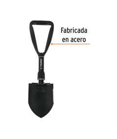 Pala plegable con funda 45 cm